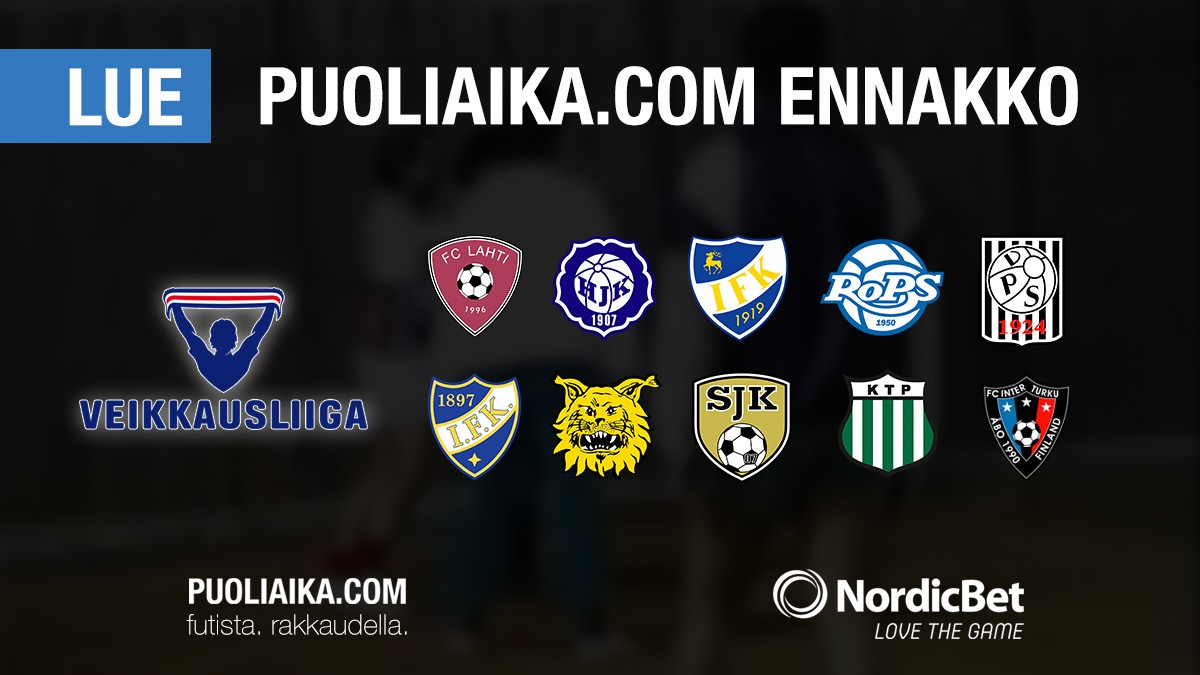 FC Lahti, HIFK, HJK, IFK Mariehamn, SJK, RoPS, KTP, VPS, FC Inter, Puoliaika.com, Veikkausliiga ennakko