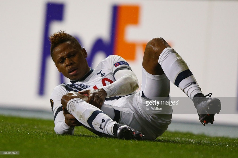 during the UEFA Europa League Group J match between Tottenham Hotspur and AS Monaco at White Hart Lane on December 10, 2015 in London, United Kingdom.