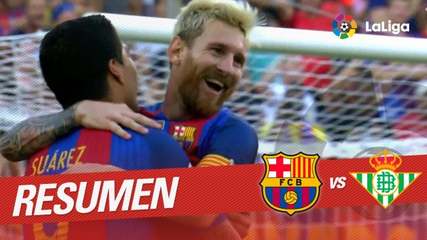 FC Barcelona jyräsi La Ligan avauskierroksella Real Betisin 6-2 – katso ottelun maalikooste