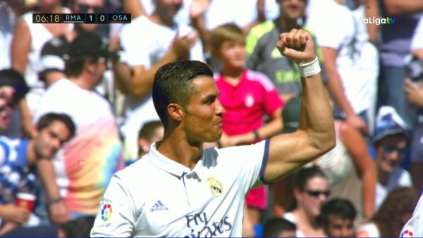 Cristiano Ronaldo on tehnyt tällä kaudella 19 maalia La Ligassa.