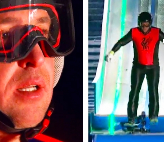 Video: Katso tästä, kun Liverpool-legenda Robbie Fowler hyppää mäkihyppyä ja kaatuu pahannäköisesti