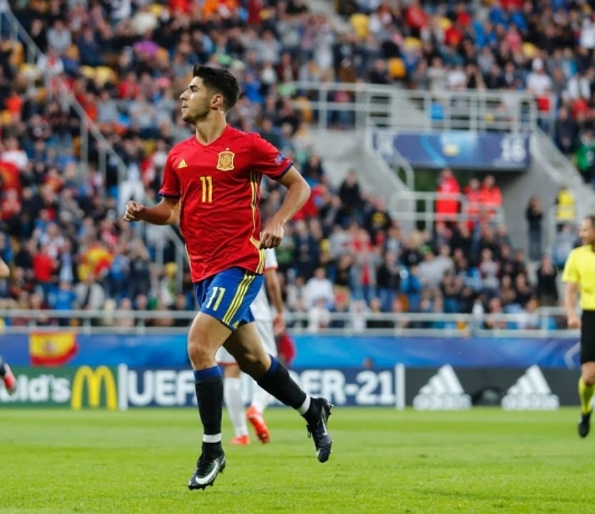 Video: Real Madridin Marco Asensio viimeisteli todella tyylikkään hattutempun Espanjalle
