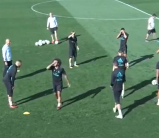 Video: Cristiano Ronaldo vei todella tyylikkäät puikot Real Madridin harjoituksissa