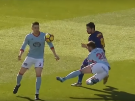 Video: Tästä keltainen kortti? Suarez sai todella oudosta tilanteesta keltaisen kortin