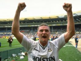 Paul Gascoigne fa cupissa puoliaika