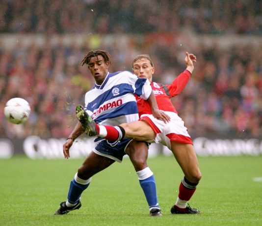 Trevor Sinclair saksipotku puoliaika