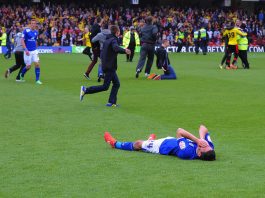 Video: Aivan järjetön loppuratkaisu Mestaruussarjan nousukarsinnoissa 2013 järjetön loppuratkaisu Watford v Leicester City loppuhetket puoliaika