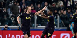 Juventus v Tottenham nousi tasapeliin puoliaika