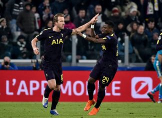 Juventus v Tottenham nousi tasapeliin puoliaika