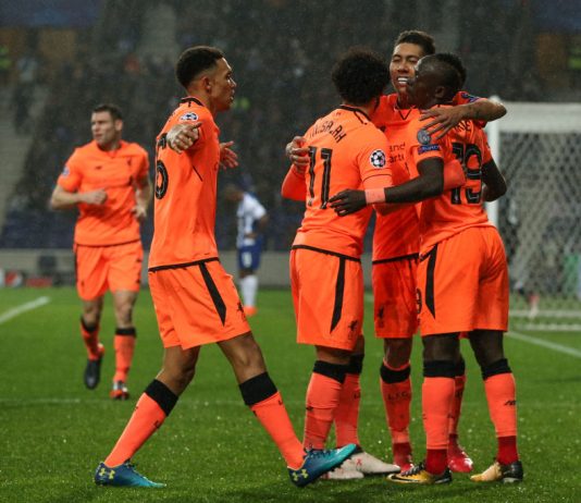 Liverpool murskasi vieraissa FC Porton peräti numeroin 0-5! liverpool porto puoliaika