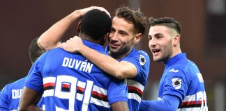 UC Sampdoria Udinese duvan zapata puoliaika