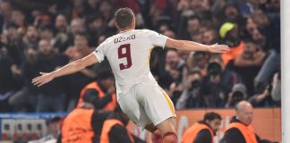 Chelsea v AS Roma edin dzeko puoliaika