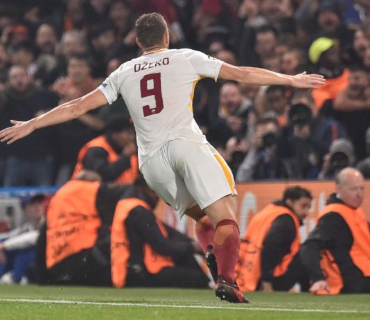 Edin Džeko täyttää 32 vuotta – tässä videokoosteita upeista maaleista Chelsea v AS Roma edin dzeko puoliaika