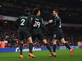 manchester citylle rutiinivoitto arsenalista valioliigassa puoliaika