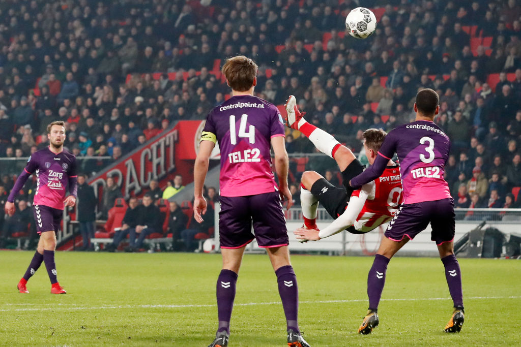 PSV v FC Utrecht öuuk de jong puoliaika