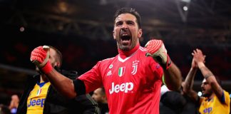 Tottenham Juventus buffon puoliaika