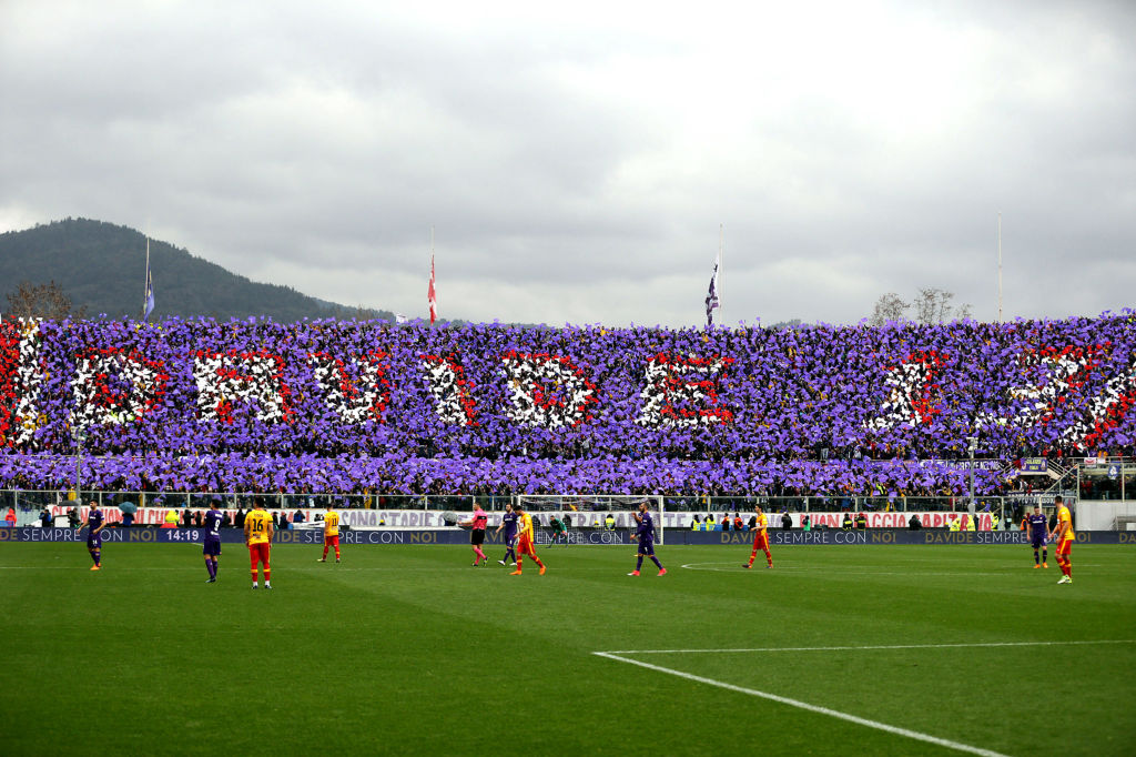 ACF Fiorentina v Benevento tifo davide astorille puoliaika