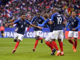 ranska kisutteli kolumbian puoliaika