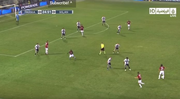 Klassikkovideo: Andrea Pirlo ei löydä syöttöpaikkaa, joten hän pamauttaa täydellisen maalin andrea pirlo puoliaika