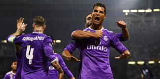 real madrid tylytti juventusta ronaldolle puoliaika