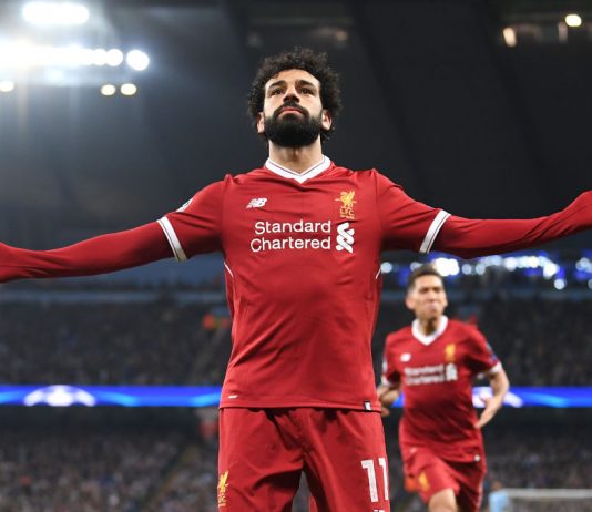 liverpool as roman mo salah pitelemätön puoliaika