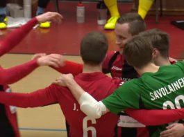 kady ja leijona futsal-liigan finaaleissa puoliaika