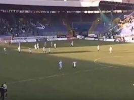 maalivahti laukoi maalin bosniassa puoliaika