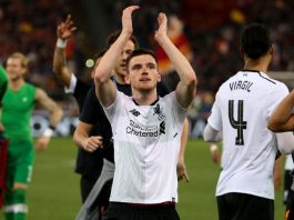 Andy Robertson – 2013 Skotlannin 3. divarissa, 2018 Mestarien liigan finaalissa andrew robertson