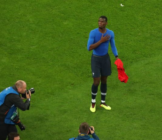 paul pogba omisti välierävoiton puoliaika