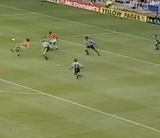 Klassikkovideo: Kulttipelaaja Benito Carbonen unelmamaali elokuussa 1997 benito carbone