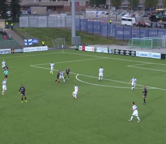Video: FC Lahden puolustaja tykitti mahtavan osuman lähes 40 metristä RoPS:n verkkoon artem vjatkin