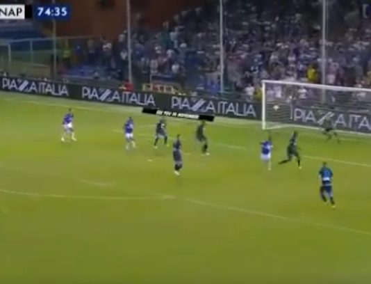 Video: Sampdorian Fabio Quagliarellalta uskomaton kantapäämaali