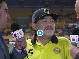 Video: Diego Maradonalta ajattoman kova haastattelu Meksikossa