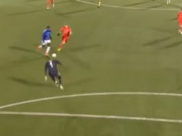 Video: Rashad Muhammed jallitti Loris Kariuksen kahville Eurooppa-liigassa