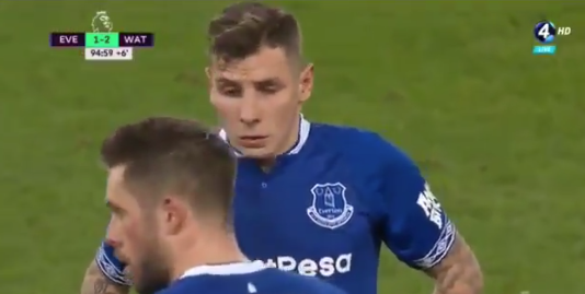 Video: Lucas Dignen upea vaparimaali toi tasapelipisteen Evertonille