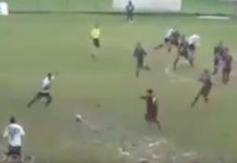 Klassikkovideo: Alasarjapelaaja tekee maalin 70 metristä liukutaklauksella!