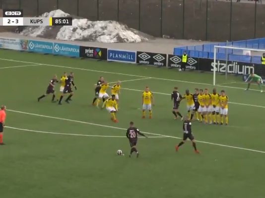 Video: KuPS menetti kolmen maalin johdon – FC Lahden Josulta upea tasoitusmaali