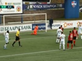 Video: FC Islochin kapteeni tykitti voimarankkarin Valko-Venäjän liigassa viikonloppuna