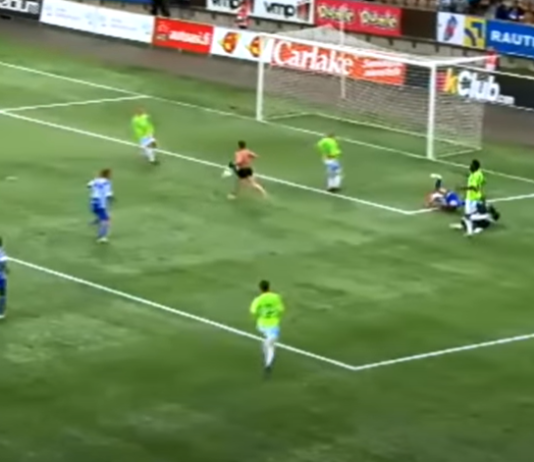 Klassikkovideo: Viuhahtaja vie HJK:lta maalin