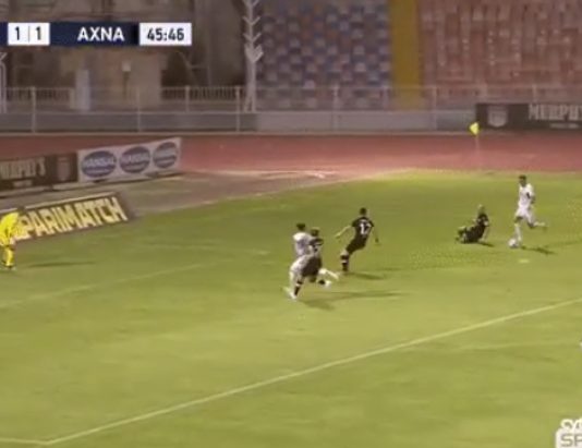 Video: Berat Sadik taiteili näyttävän voittomaalin Kyproksen liigassa