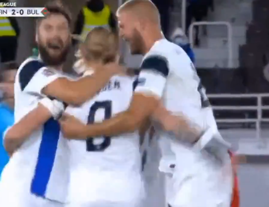 Huuhkajille komea kotivoitto Bulgariasta – Fredrik Jensen onnistui jälleen