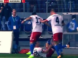 Video: Hamburger-hyökkääjä tuulettaa voittomaalia – törmää kulmalippuun ja teloo eturistisiteensä