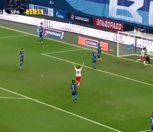 Video: Zenit-kapteeni Dejan Lovrenilta tyylikäs oma maali rintasyötöllä