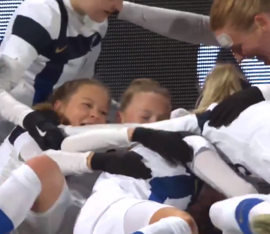Video: Linda Sällströmin viime hetken maali johdatti Helmarit EM-kisoihin!