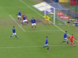 Video: Rafal Boguski painoi nätin osuman nollakulmasta Puolan pääsarjassa
