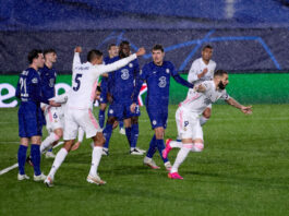 Real Madrid ja Chelsea tasuriin – Karim Benzema painoi komean volleymaalin