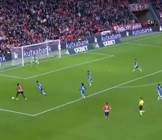 Video: Inaki Williams tykitti todella tarkan maalin La Ligassa