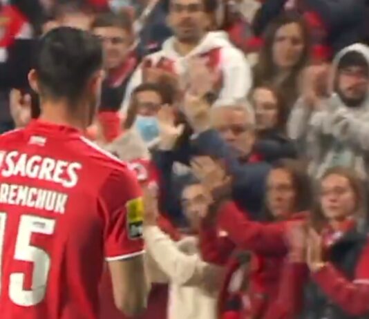 Video: Benfica-yhteisö osoitti koskettavasti tukeaan ukrainalaispelaaja Roman Yaremchukille