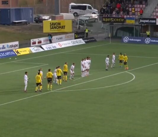 Video: KuPS:n Janis Ikaunieks laukoi häikäisevän vaparimaalin Veikkausliigassa