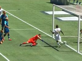 Video: Uskomaton sekoilu – pelaaja ”pelasti” varman maalin Kanadan Valioliigassa